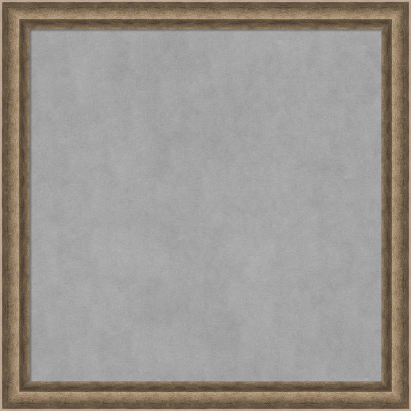 Tableau magnétique à cadre gris anthracite Allure, H 27 po x l 27 po