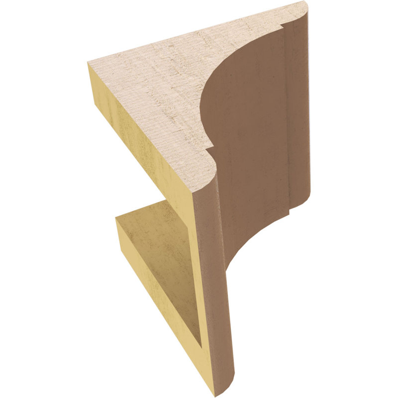 Bois de cèdre brut olympique TimberThane Corbel, brun clair apprêté, H 5 po x l 5 po x P 5 po