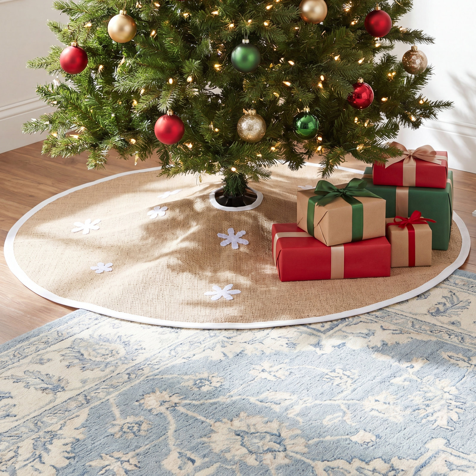 Snowflake Tree Skirt