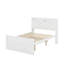 Lit double en bois avec lit gigogne et trois tiroirs de rangement-1154058666