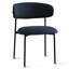 Chaise rembourrée avec pieds en métal-1586868643