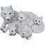 Figurine de famille Winter Wolf