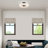 Ashtun Fabric Semi Flush Mount-80641226