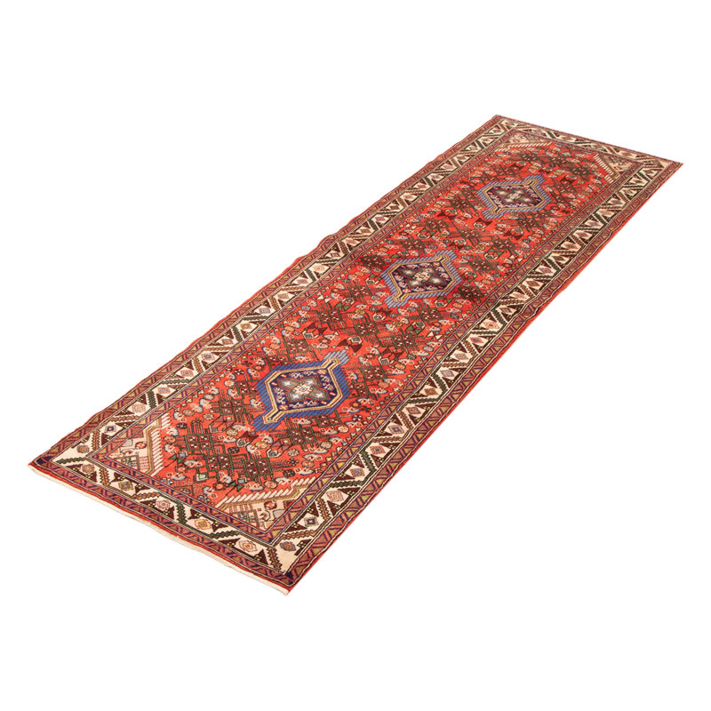 Tapis rouge anatolien noué à la main One Of Kind Konya 2 pi 11 po x 9 pi 8 po
