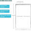 48" W X 76" H Semi- Shower Door, Bypass Sliding, , Glass 76"X48"-126353950