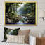 «Gentle River Through Country Charm Forest», art mural forêt fluviale-1395651176-1395651182