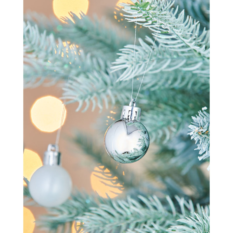 3cm Bauble, White