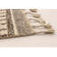 Tapis unique en laine noué à la main beige et gris nouvel âge 5 pi 2 po x 8 pi Iqbaal