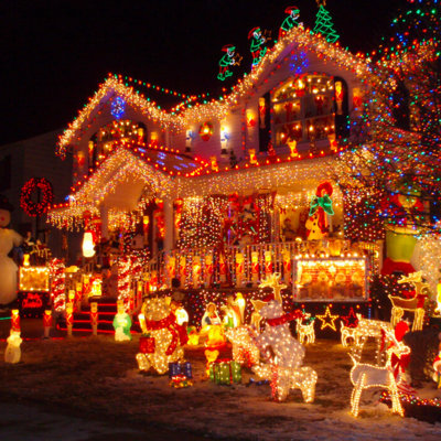  Guirlande lumineuse de Noël pour l'extérieur, 1000 lumières DEL de 328 pi avec télécommande, 8 modes et minuterie, décoration imperméable pour le jardin de Noël, blanc chaud