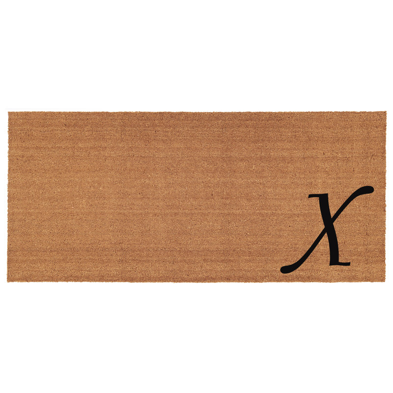 Zebrowski Non-Slip Doormat, X, Rectangle 2' x 4'