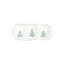 Petit plat de service divisé en trois parties Lastra Holiday