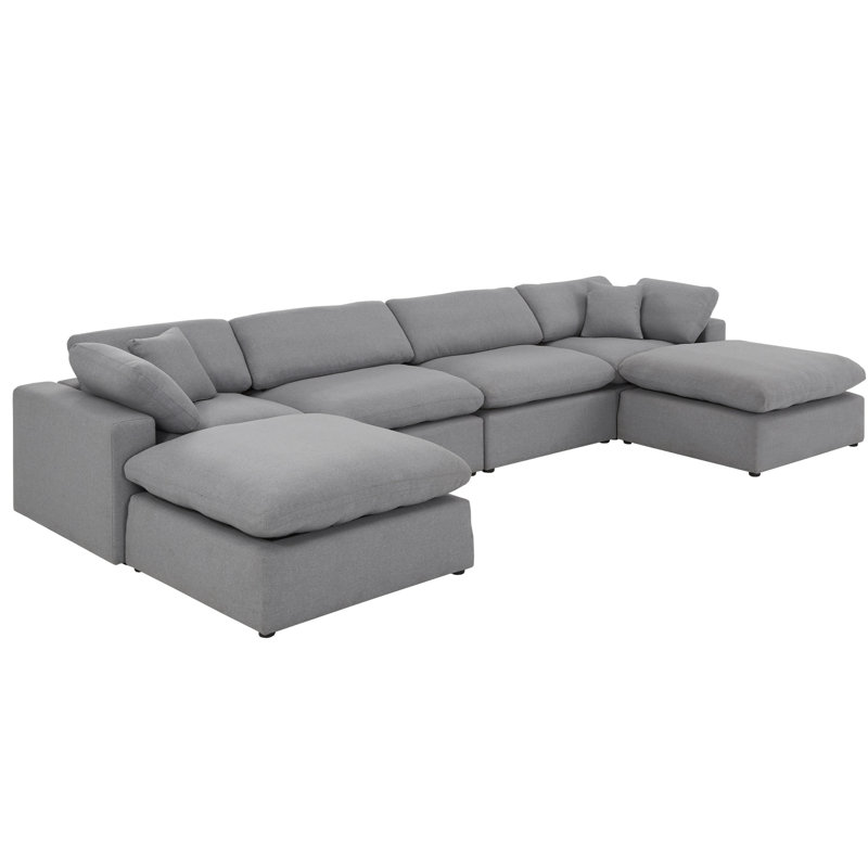 Bania 6-Piece Upholstered Sectional Sofa - Comfort & Style
