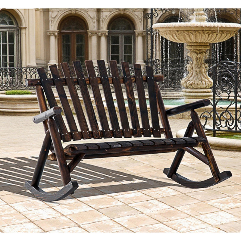 Chaise berçante Adirondack, chaise berçante d'extérieur