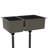 VidaXL Undermount Kitchen Sink with Strainer Stainless Steel Sink Rectangular-85419874