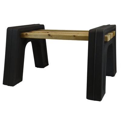 Outdoor Garden Bench Ends - Wood and Screws Not Included
