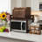 Neveen Wood Microwave Stand, Shelving Rack