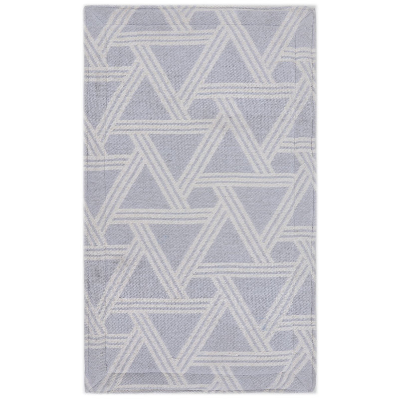 Geometric Polyester Anti-Fatigue Kitchen Mat