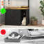 Enceinte haute pour litière pour chat avec prise de courant, meubles cachés pour chat en bois-1091822431