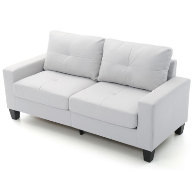 Newbury 71in Sofa, White