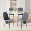 Marble texture 70.9 "Rectangular Dining Table Set-1587023310-1587023306-1587475902