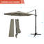 Parasol carré en porte-à-faux 10 x 10 pi Ansel-219843721-219843720