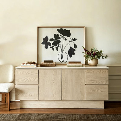 Armoire de rangement et d'organisation nordique minimaliste