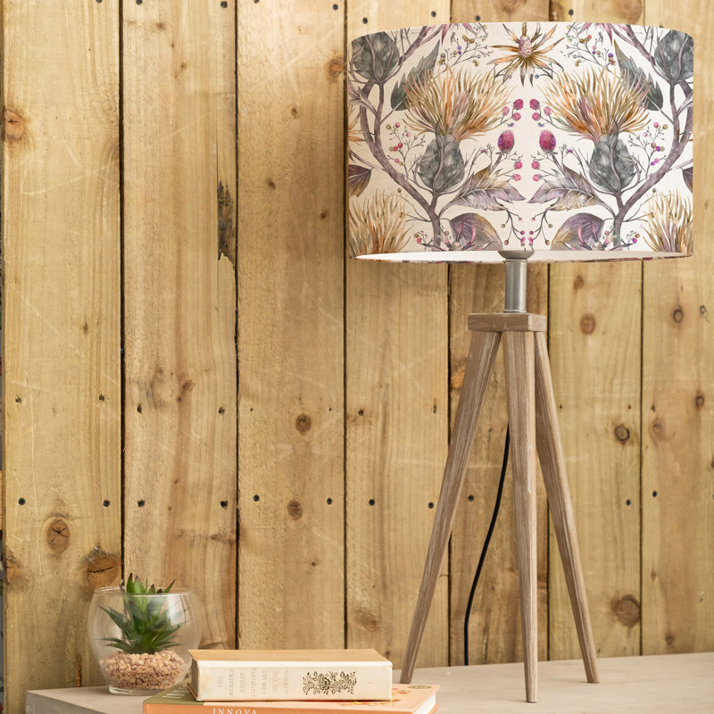 Varys Tripod Lamp, Grey, Purple