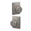 Bowery Non-Turning Knob with Century Trim-29831410-102189303