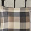 Édredon grand format 7 pièces à chevrons - couleur neutre, imprimé écossais Buffalo, lavable à la machine, édredon, taies décoratives, coussins, jupe pour lit neutre, écossais, rembourrage,