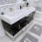 Glasgow 59'' Double Bathroom Vanity with Acrylic Top-1466230757
