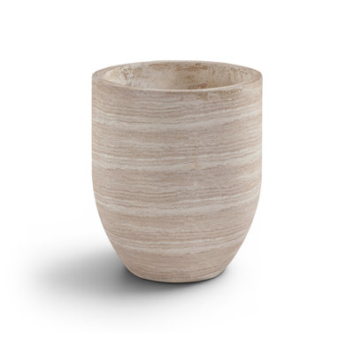Florique Travertine Indoor / Outdoor Concrete Planter
