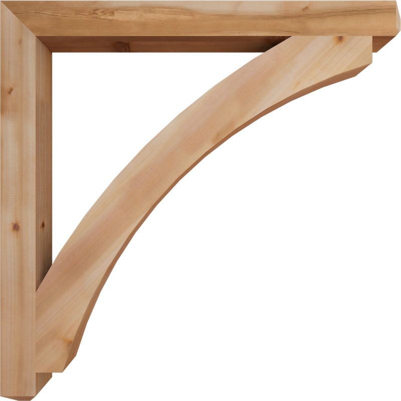 Support pour artisan Thorton, Cèdre rouge de l'Ouest (lisse), H 46 po x l 4 po x P 46 po