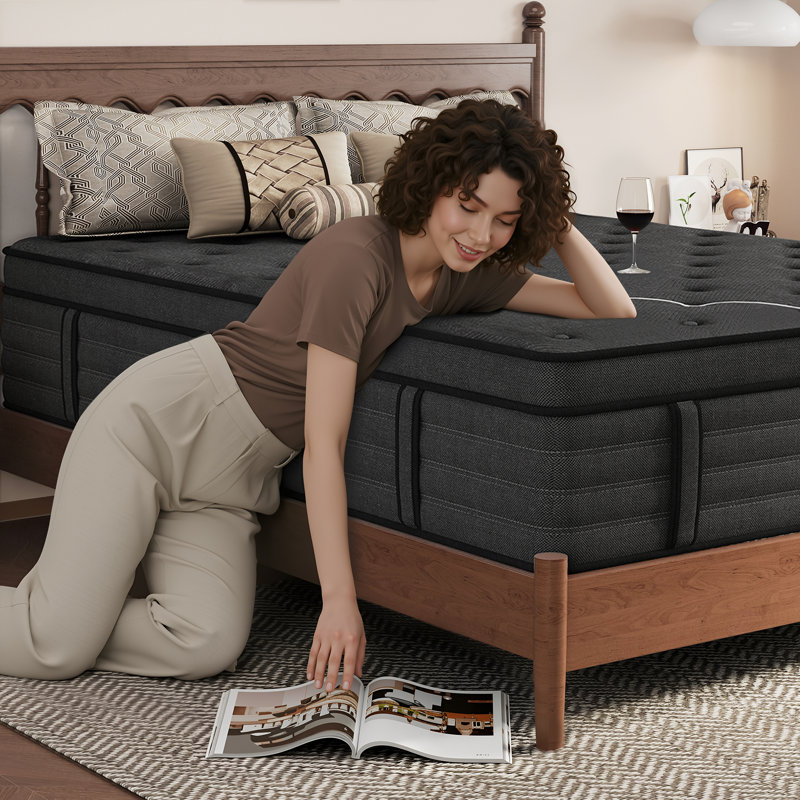 14" Firm Mattress in a box Ergonomics Support Motion Isolation for Quality Sleep King Size, King