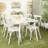 Nihira Rectangular Metal Outdoor Dining Table , 58.88'' in. W 27.5'' in. D