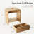 Modern Nightstand With Drawer - Engineered Wood Bedside Table-1069777941