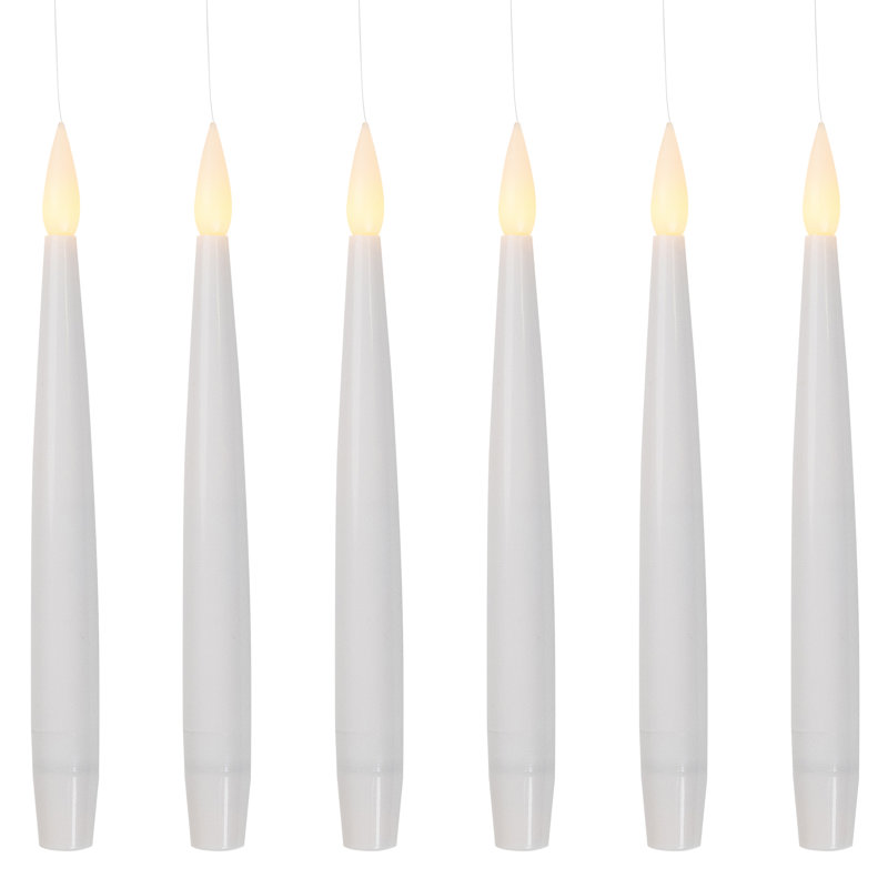 Bougies d'Halloween flottantes DEL sans flamme scintillantes - 6 po - ensemble de 6