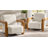 Jakira 24" W Upholstered Accent Chair with Solid Rubberwood Frame-1112170411