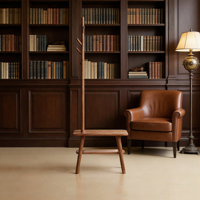 Banc de hall d'entrée en bois massif avec portemanteau et coussin à rebond élevé pour un rangement intelligent et une commodité quotidienne.