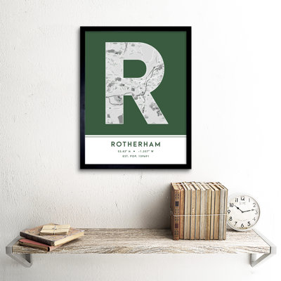 Rotherham Green - Single Picture Frame Typography
