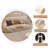 82.68"Curved freeform white chenille sofa-415147391