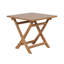  Ensemble de 2 chaises Adirondack d'extérieur Grade A en teck (1 chaise + 1 table d'appoint)