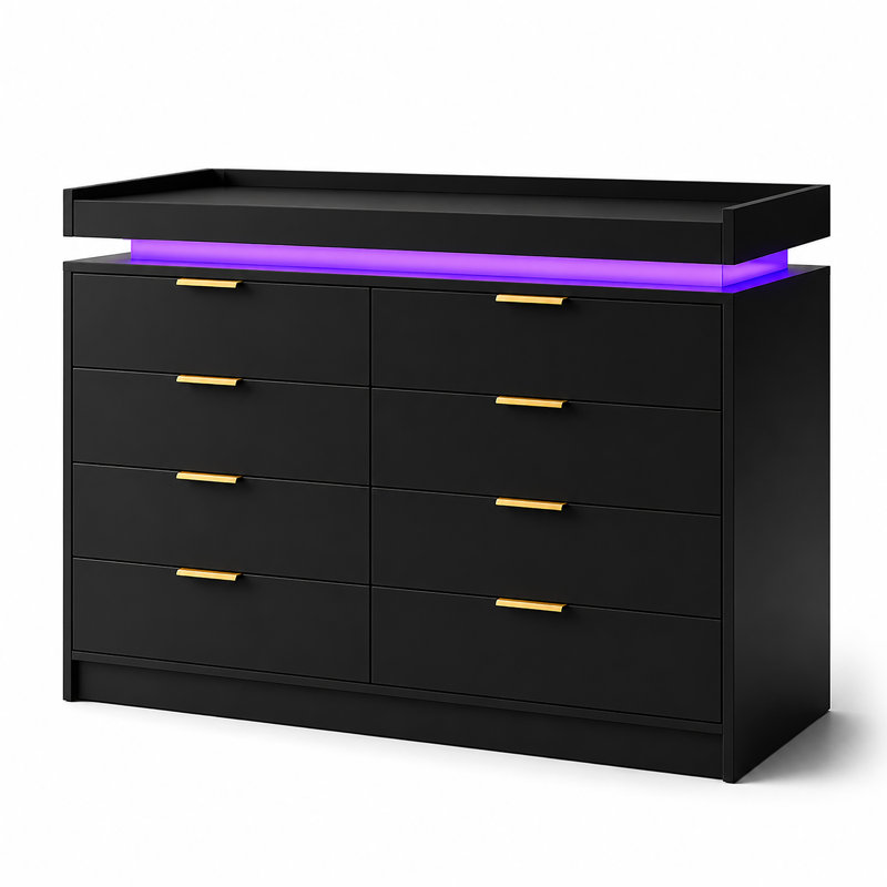 116 cm W Chest of 8 Drawers