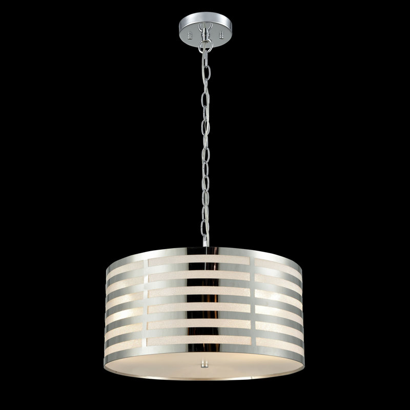 Luminaire suspendu tambour 3 lumières