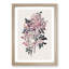 Redleaf Rose Flowers Illustration - Picture Frame Painting Print-55598182-55598180