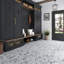 Zebra 1 in. x 3 in. Polished Marble Tile