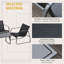 Peggy 4 Piece Garden Furniture Set Outdoor Patio Sofa Set Black