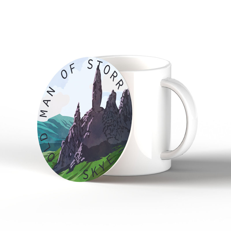 Ceramic Round 1 Piece Coaster