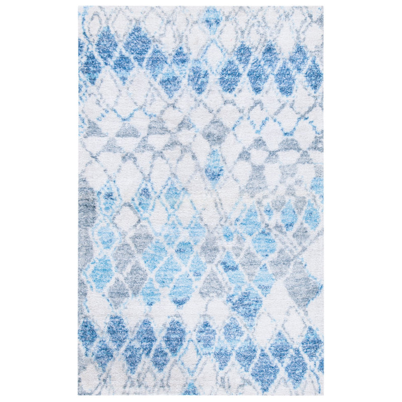 Conness Hand Loomed Performance Abstract Rug, Rectangle 3' x 5'