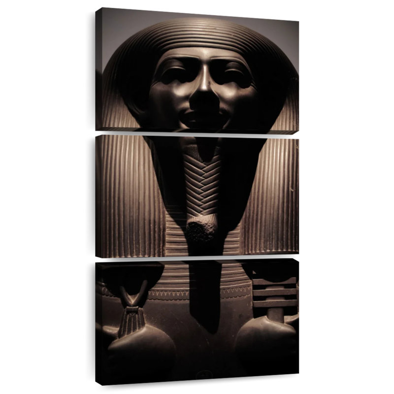 Statue bronze de pharaon