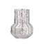 Jhonathon 7" Textured Clear Glass Table Vase-671320855-671941014